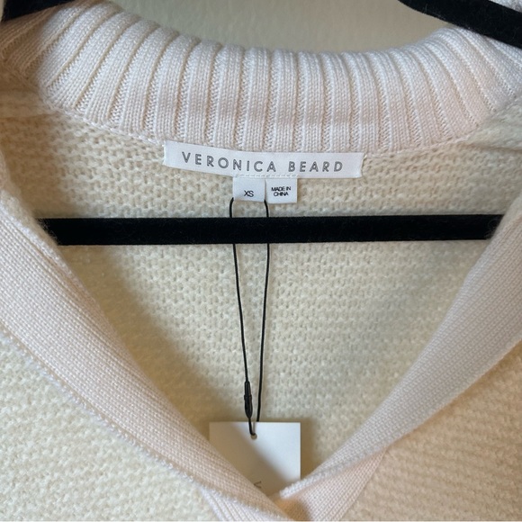 Veronica Beard Brogan Knit Wool Cashmere Polo Sweater - Picture 7 of 11